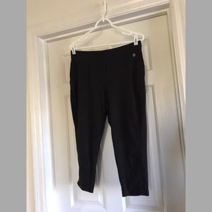 Tangerine Capri Exercise Running Yoga Pants.